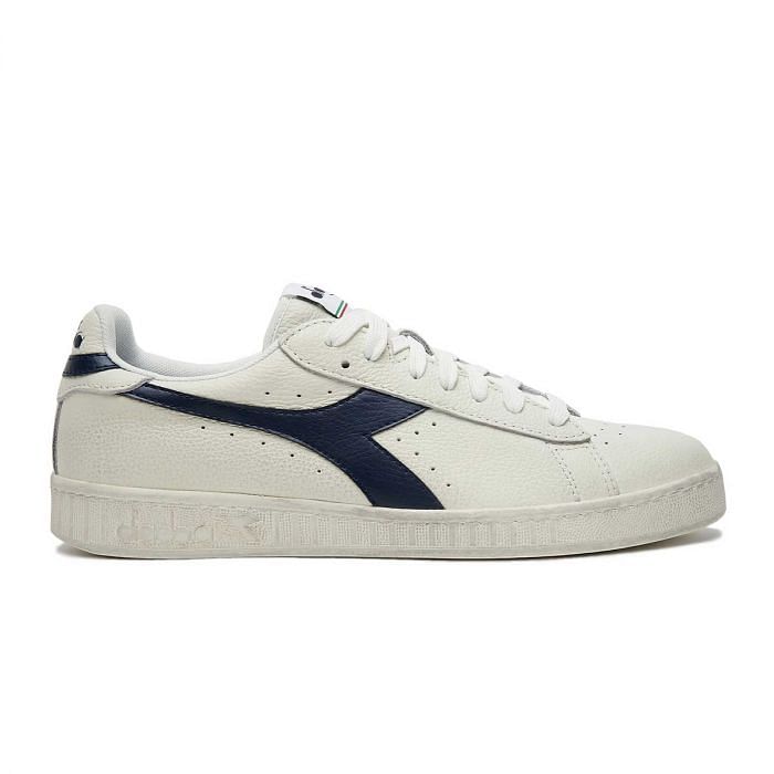 DIADORA GAME L LOW WAXED 044633901 C5262 WHITE BLUE CASP Tutte Sneaker Scarpe