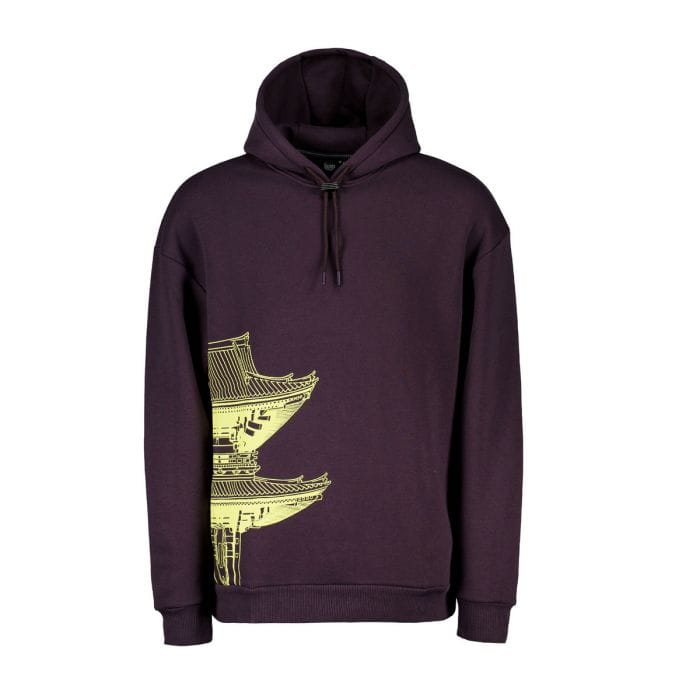 Felpa Dolly Noire Uomo DOLLY NOIRE Colazione Hoodie Black Felpa