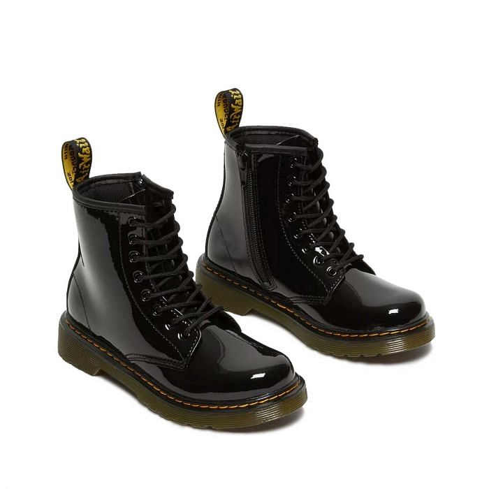 DR MARTENS ANFIBI 1460 NERI BAMBINO 047863401 2003 BLACK PATENT LA Tutti Stivali e boot Scarpe