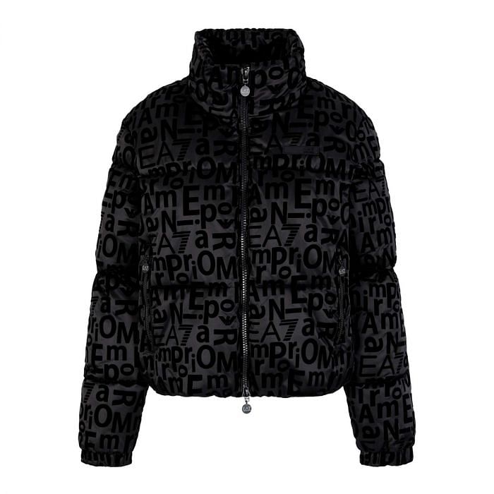 EA7 EMPORIO ARMANI PIUMINO THERMORE GRAPHIC SERIES DONNA 049620401 UC001 BLACK Piumini Giacconi Donna Moda