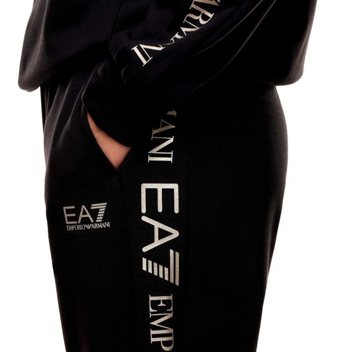 EA7 EMPORIO ARMANI TUTA CON CAPPUCIO EXTENDED LOGO DONNA