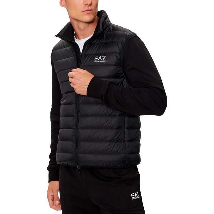 Piumino smanicato ea7 store