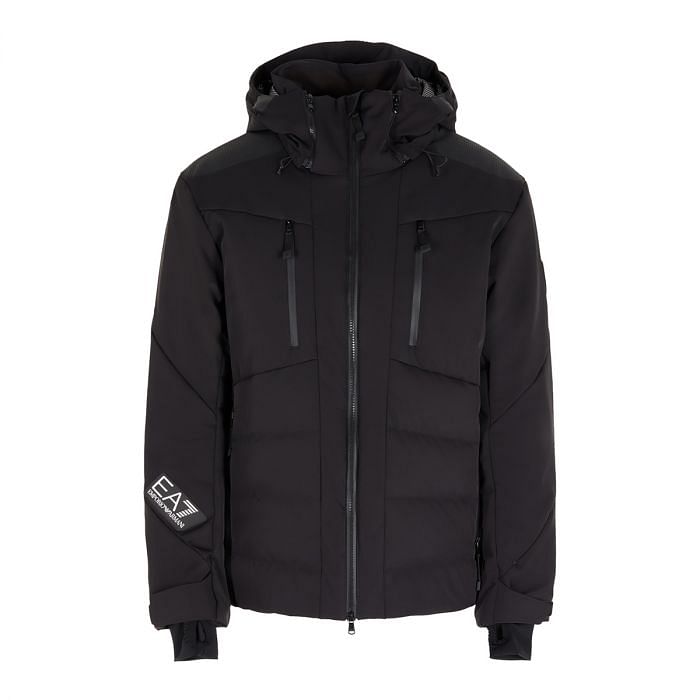 EA7 EMPORIO ARMANI GIACCA KITZBUHEL PROTECTUM DOWN 047911601 1200 BLACK Giacche Abbigliamento Sci Sport
