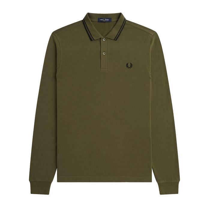 Polo fred perry manica lunga uomo hotsell