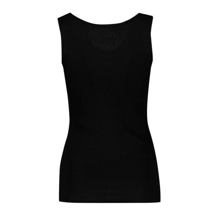 Guess LS Nelly Top Canotta, Nero (Jet Black A996 JBLK