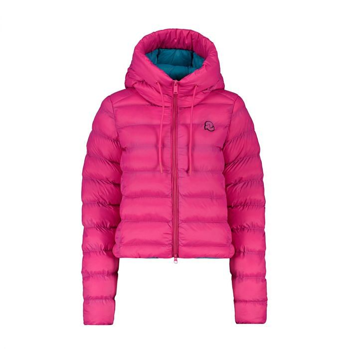 INVICTA PIUMINO CON CAPPUCCIO IN THERMORE DONNA 046105501 1700 FUCSIA Piumini Giacconi Donna Moda