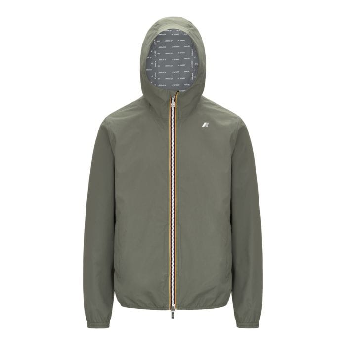 K-WAY - GIACCA JACK STRETCH DOT - 050574201_V15 - GREEN LICHEN