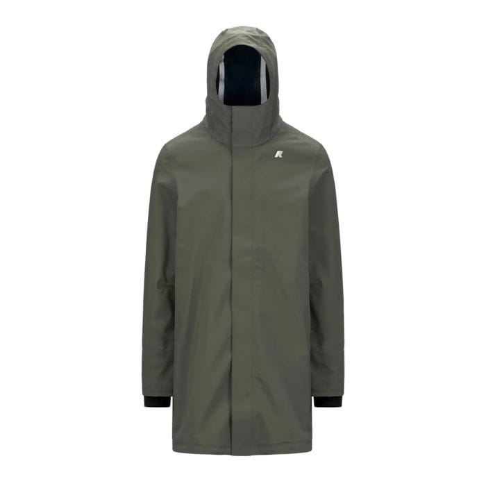 K-WAY PARKA THOMAS BONDED 051415201_AF0 GREEN BLACKISH