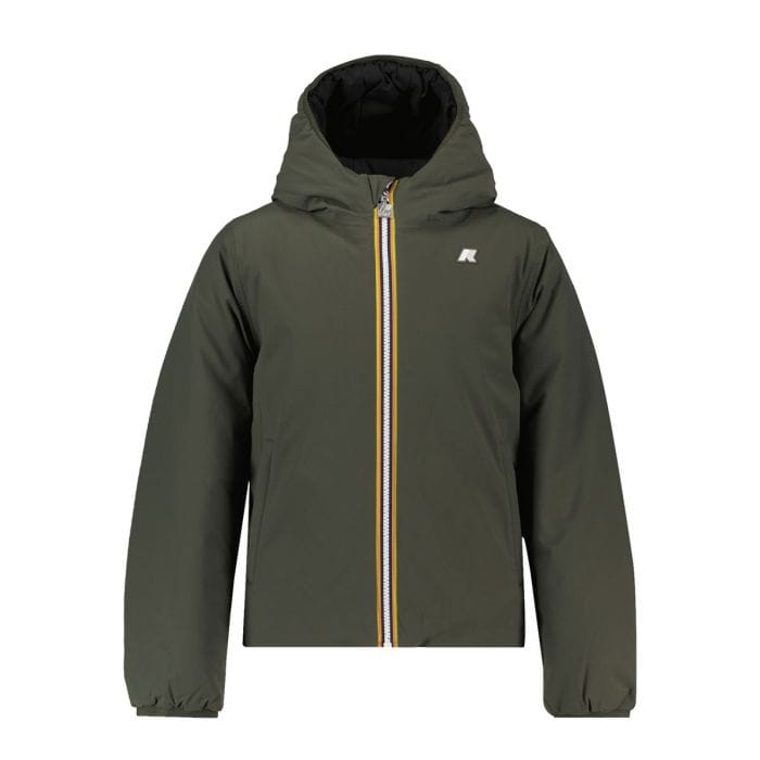 K-WAY GIACCA JACK WARM DOUBLE BAMBINO 050125601_AGQ GREEN