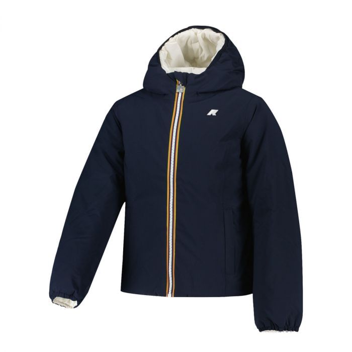 K-WAY GIACCA LILY WARM DOUBLE BAMBINA 050125801_AVG BLUE
