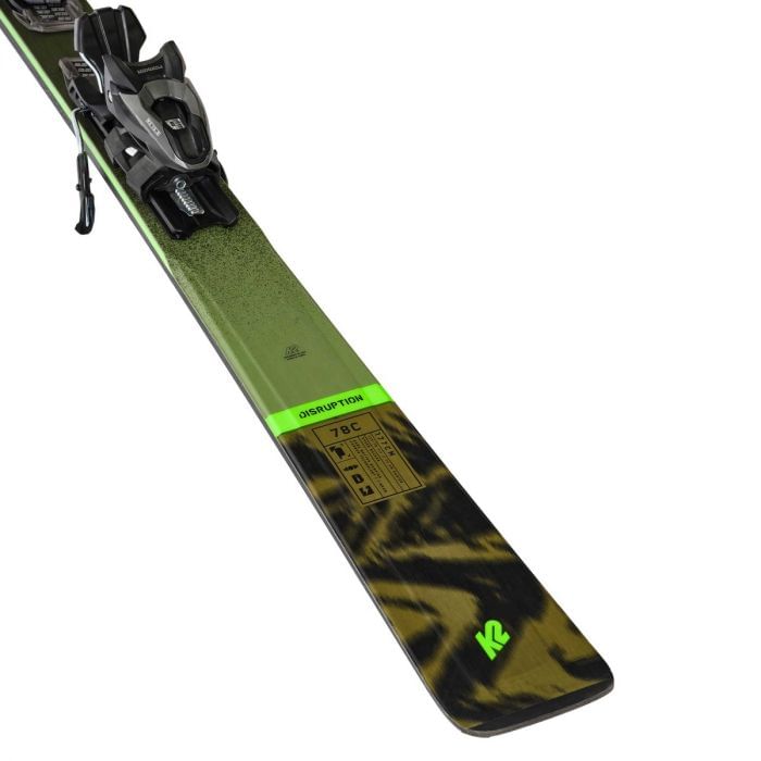 K2 - DISRUPTION 78C CON ATTACCO M3 10 COMPACT QUIKCLIK BLACK