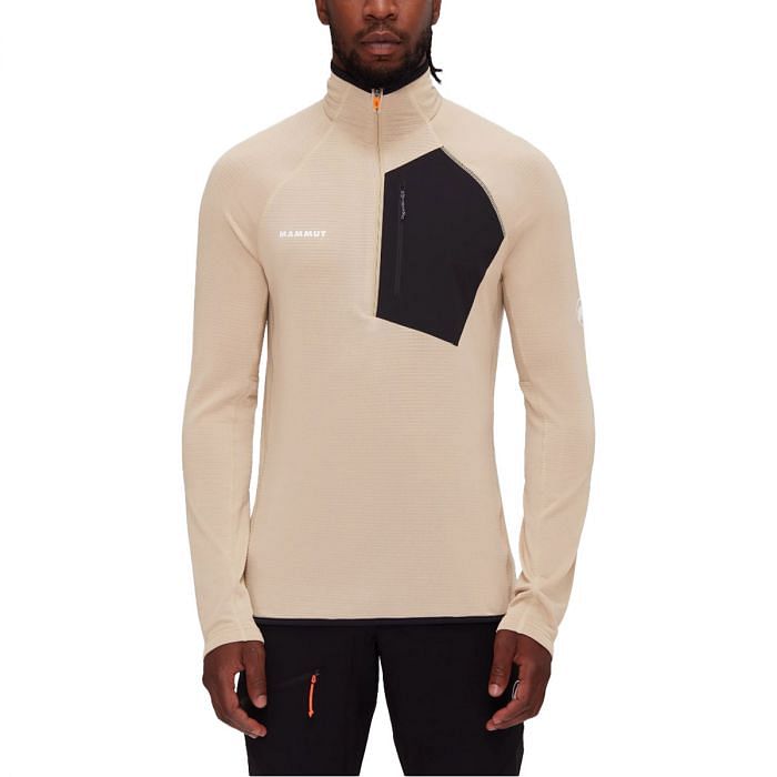 MAMMUT PILE MEZZA ZIP AENERGY LIGHT 048788901 7521 SAVANNAH BLACK Pile e micropile Abbigliamento Montagna Sport