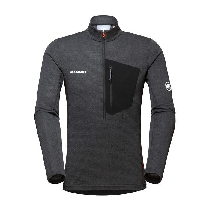 MAMMUT PILE MEZZA ZIP AENERGY LIGHT 047074401 00189 PHANTOM Pile e micropile Abbigliamento Montagna Sport