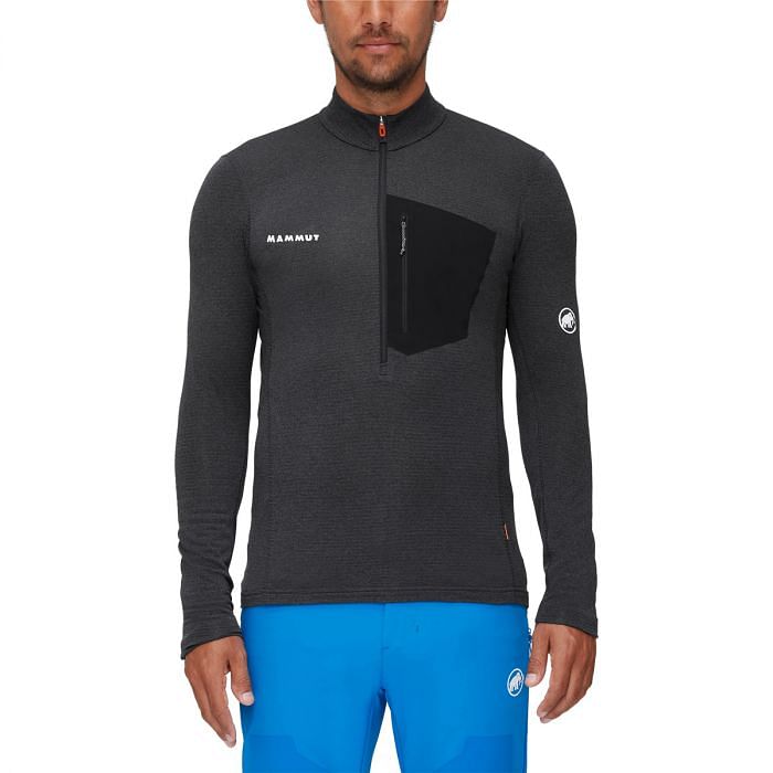 MAMMUT PILE MEZZA ZIP AENERGY LIGHT 047074401 00189 PHANTOM Pile e micropile Abbigliamento Montagna Sport