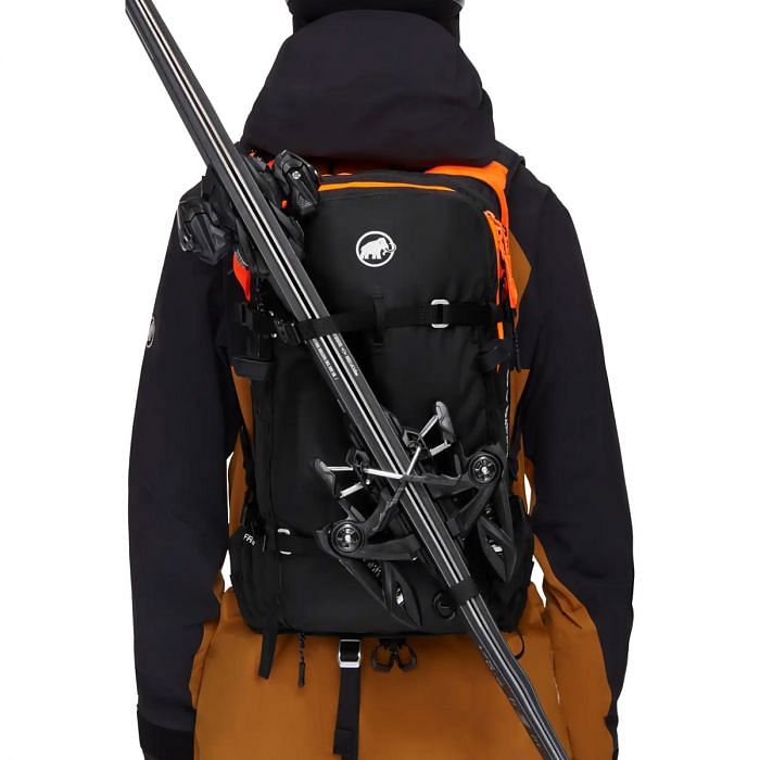 MAMMUT ZAINO FREE 22 AIRBAG 3.0 CON CARTUCCIA CARBON 046266901 001 BLACK VIBRANT O Soccorso Sci alpinismo Sport