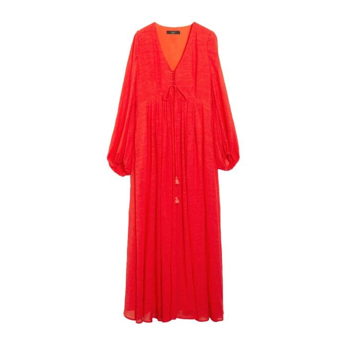 MAX MARA WEEKEND ABITO LUNGO MISTO LINO DEODARA DONNA