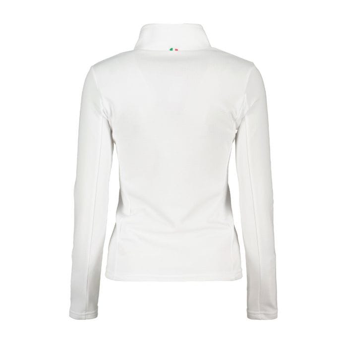 MICO Warm Control Skintech, Maglia Termica a Lupetto da Donna Manica Lunga IN01856 (IT, Testo, XS, S, Regular, Regular, Bianco