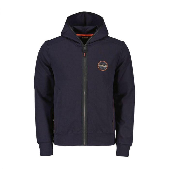 FELPA FULL ZIP CON CAPPUCCIO ICALE