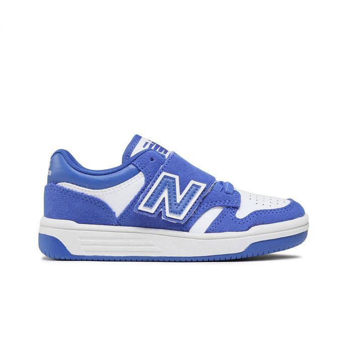 NEW BALANCE 480 VELCRO BAMBINO 047710201 WH WHITE BLUE Tutte Sneaker Scarpe