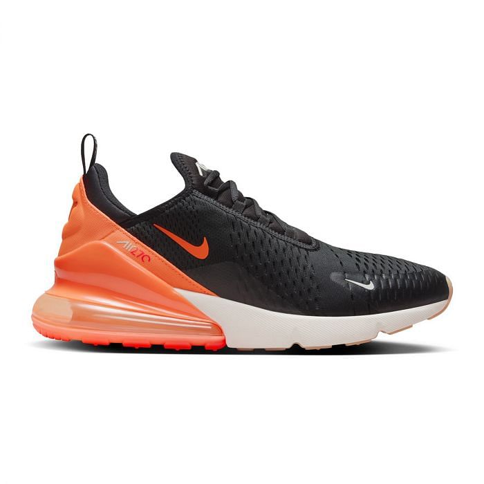 NIKE AIR MAX 270 049882701 030 BLACK TOTAL ORA Tutte Sneaker Scarpe