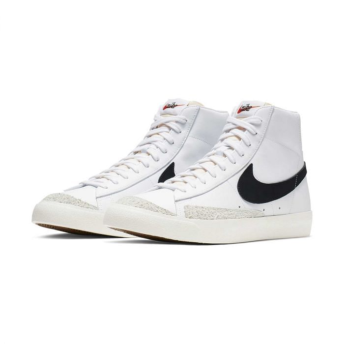 NIKE BLAZER MID 77 VINTAGE 040752701 100 WHITE BLACK Tutte Sneaker Scarpe