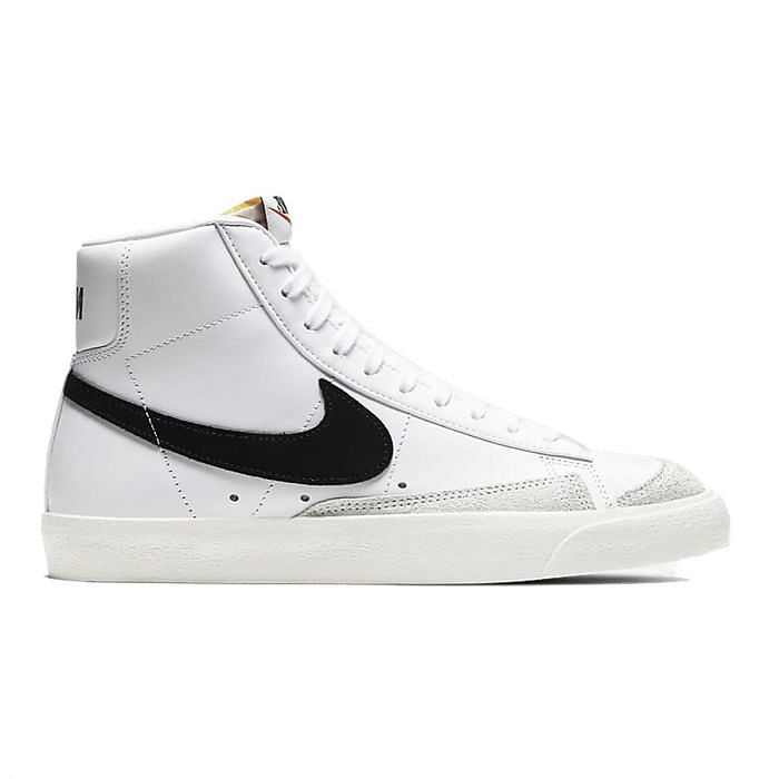NIKE BLAZER MID 77 VINTAGE DONNA 040754201 100 WHITE BLACK SAI Tutte Sneaker Scarpe