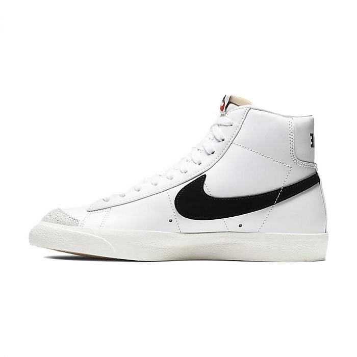NIKE BLAZER MID 77 VINTAGE DONNA 040754201 100 WHITE BLACK SAI Tutte Sneaker Scarpe