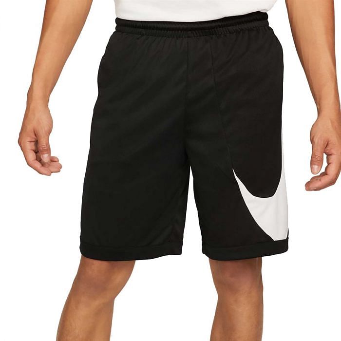 NIKE SHORT HBR 3.0 044583001 013 BLACK BLACK WH Pantaloni Corti Abbigliamento Basket Sport