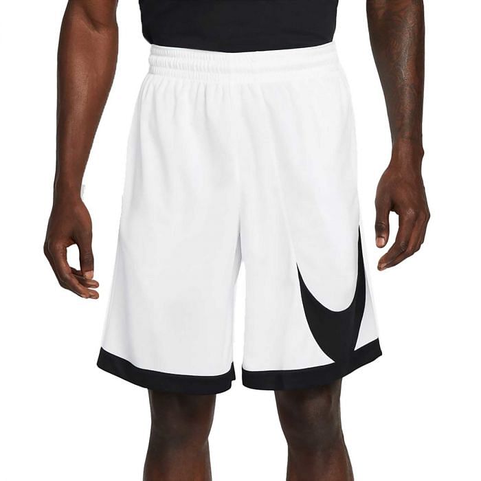 NIKE SHORT HBR 3.0 044583101 100 WHITE BLACK BL Pantaloni Corti Abbigliamento Basket Sport