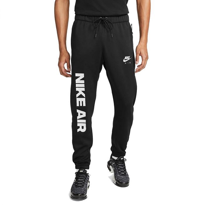 NIKE PANTALONI JOGGER NIKE AIR 044530901 010 BLACK LIGHT BON Pantaloni Lunghi Sport Style Uomo Moda