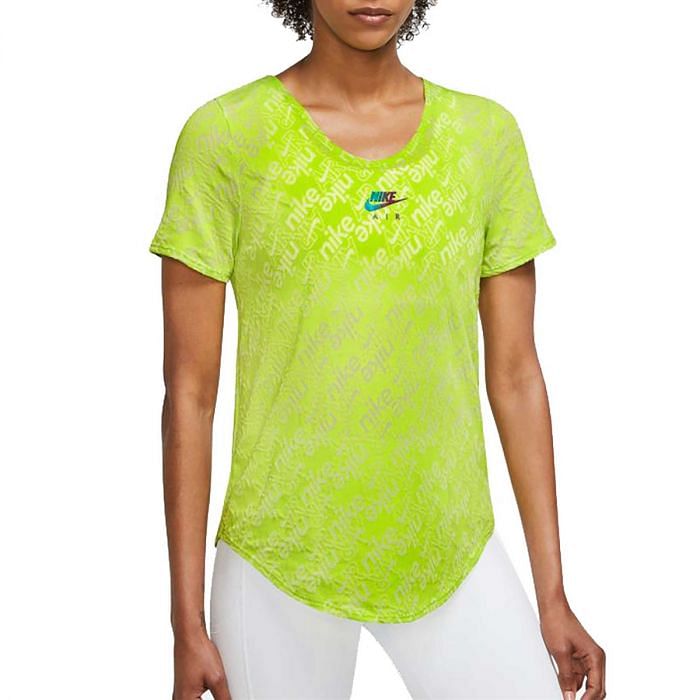 NIKE T SHIRT AIR DRI FIT DONNA 045193701 321 ATOMIC GREEN I Maglia Abbigliamento Running Sport