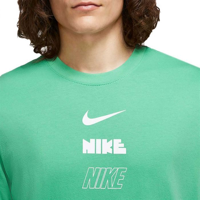 Nike t shirt uomo verde online