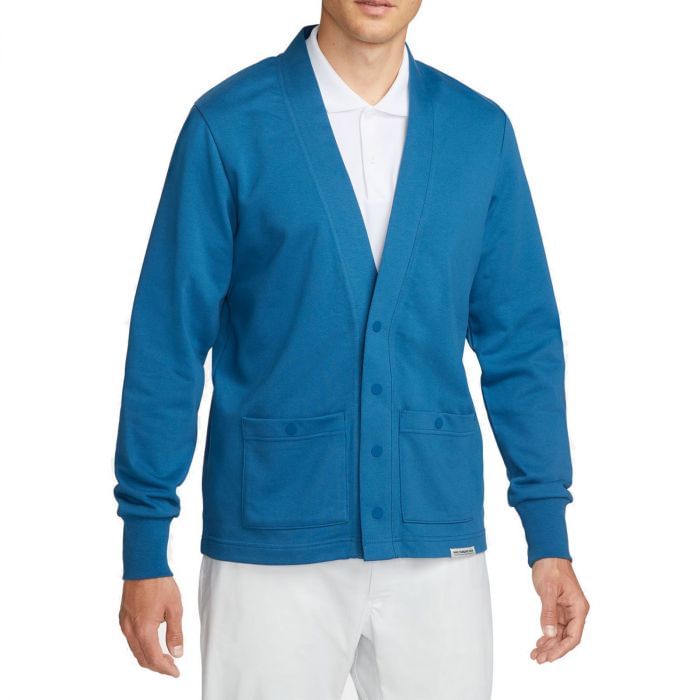 NIKE - CARDIGAN ISSUE GOLF - 048891101_457 - BLUE - Maglione