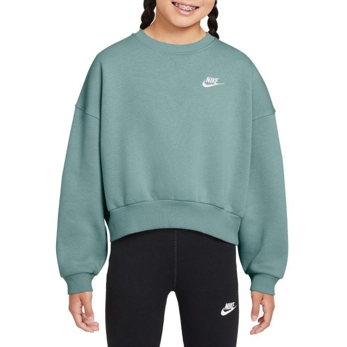 Sweatshirt Felpa Nike Bambino Verde Felpa Cappuccio Zip Bambino