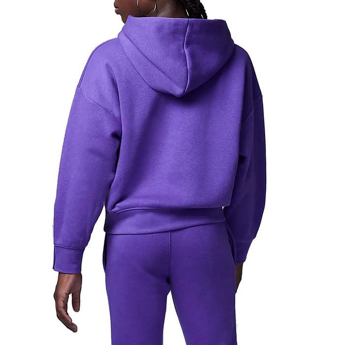 NIKE JORDAN FELPA CON CAPPUCCIO TAKE FLIGHT BAMBINA 048021901 P44 PURPLE VENOM Felpe Abbigliamento Bambino Moda