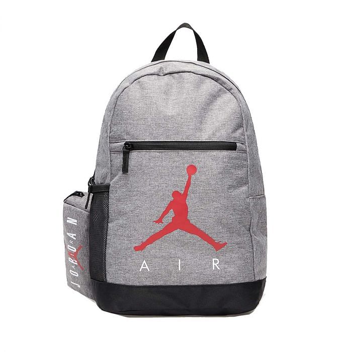 NIKE JORDAN ZAINO AIR SCHOOL ASTUCCIO 047663801 GEH CARBON HEATHER Zaini Accessori