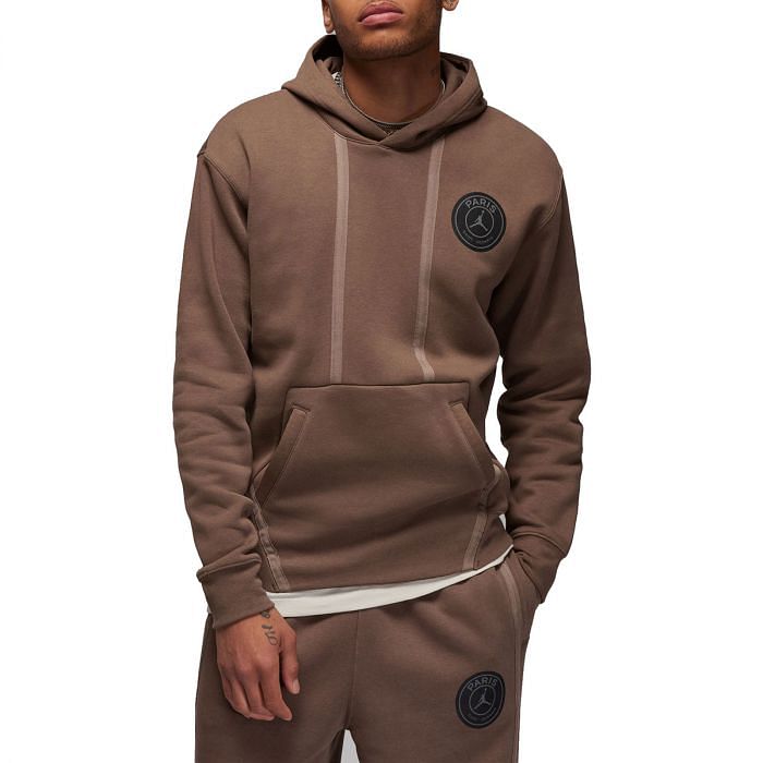 NIKE JORDAN FELPA CON CAPPUCCIO PARIS SAINT GERMAIN 048323801 274 PALOMINO Felpe Sport Style Uomo Moda