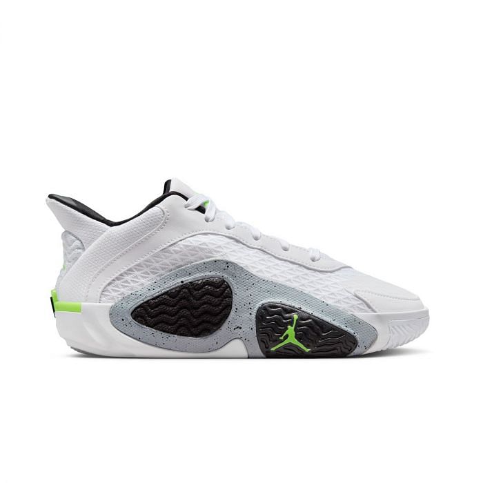 NIKE JORDAN TATUM 2 NEON BAMBINO 049286901 100 WHT ELECTRIC GR Scarpe Basket Sport