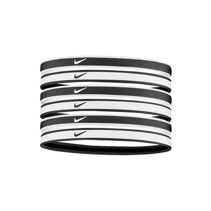 NIKE - FASCIA PER CAPELLI NIKE SWOOSH 2.0 - 041399101_176 - WHT BLK -  Fascette e Scaldacollo - Accessori - Running - Sport