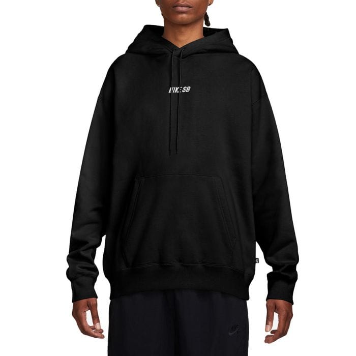 NIKE SB - FELPA CON CAPPUCCIO HD ESSENTIAL - 049194001_010 - BLACK - Felpa  - Street Style - Uomo - Moda