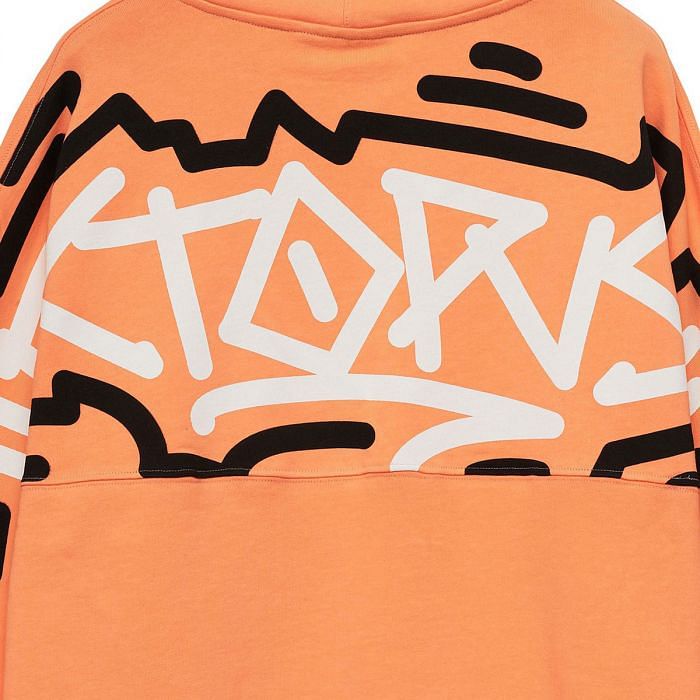 OCTOPUS FELPA C CAPP OCTOPUS TAG 045159501 PEACH BLACK Felpa Street Style Uomo Moda