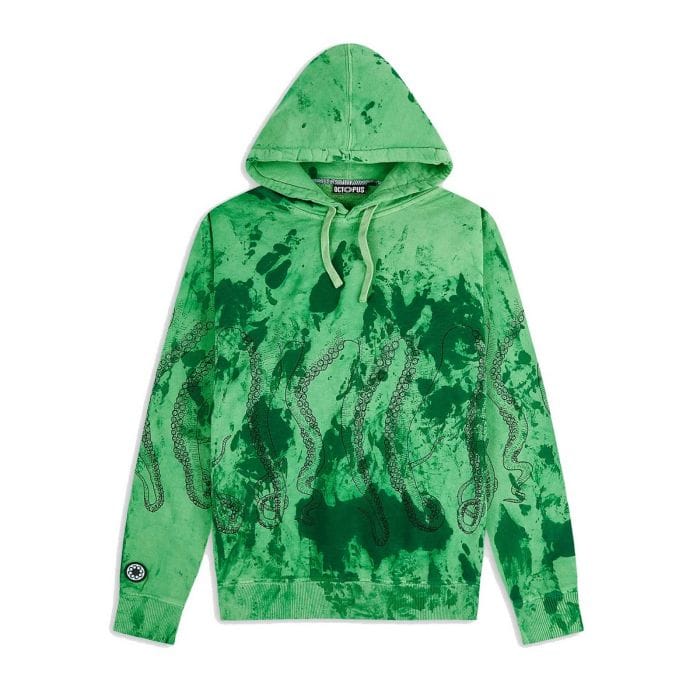 OCTOPUS FELPA CON CAPPUCCIO FREAK 046056301_GREEN GREEN