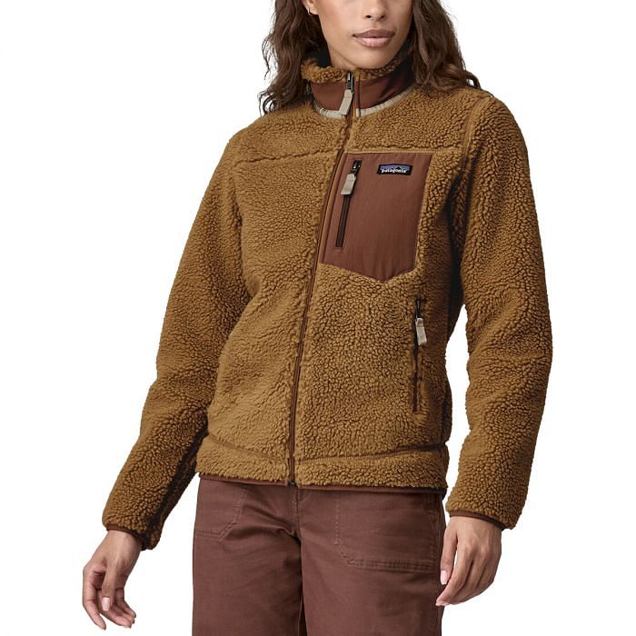 PATAGONIA PILE FULL ZIP CLASSIC RETRO X DONNA 049687301 NDBU NEST BROWN Pile e micropile Abbigliamento Montagna Sport