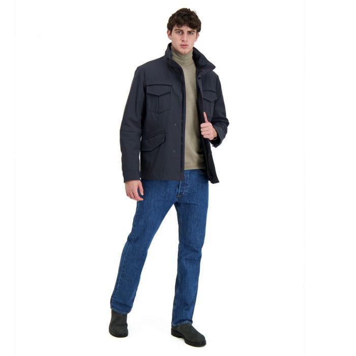 PEUTEREY GIACCA FIELD CON CAPPUCCIO STRIPES 050166701_215