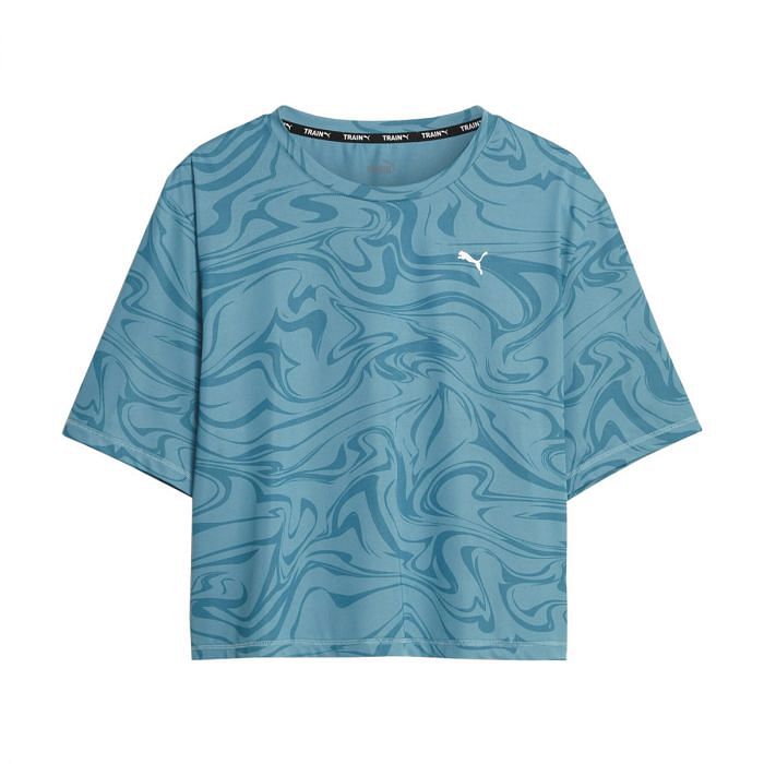 T shirt puma donna blu on sale