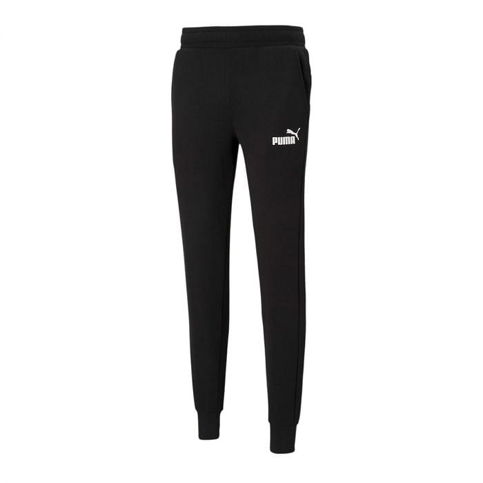 PUMA PANTALONI ESSENTIALS 042172301 01 BLACK Pantaloni Lunghi Sport Style Uomo Moda