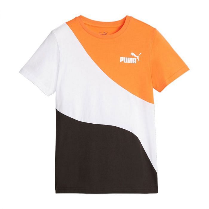 PUMA T SHIRT POWER CAT BAMBINO 047820601 60 HOT HEAT Maglia Abbigliamento Bambino Moda