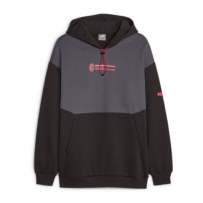 PUMA FELPA CON CAPPUCCIO FTBLCORE MILAN 047658201 22 PUMA BLACK STRO Felpe Squadre Calcio Sport
