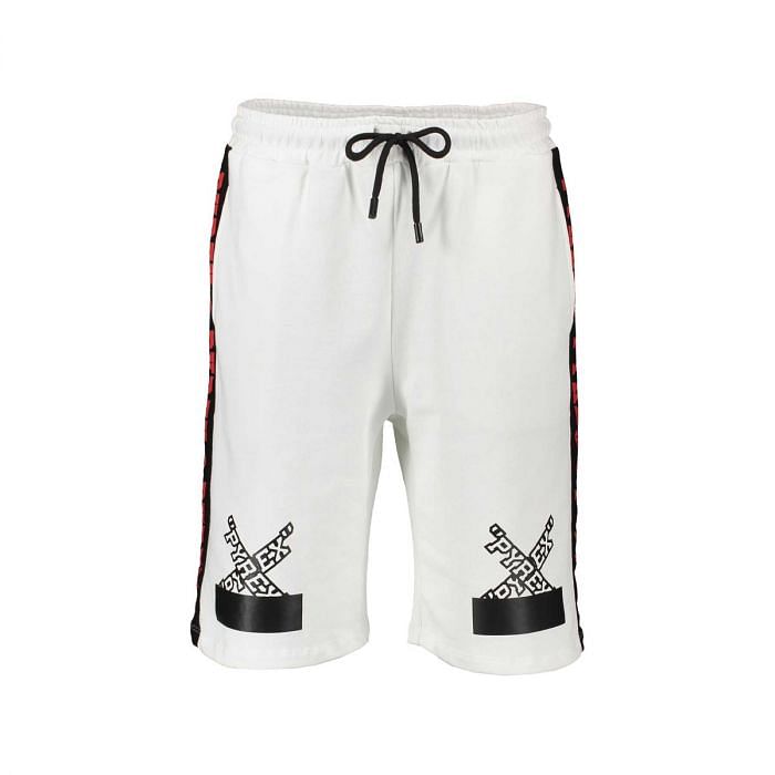 PYREX SHORT LOGO X 042345001 BIANC BIANCO Pantaloni corti Sport Style Uomo Moda
