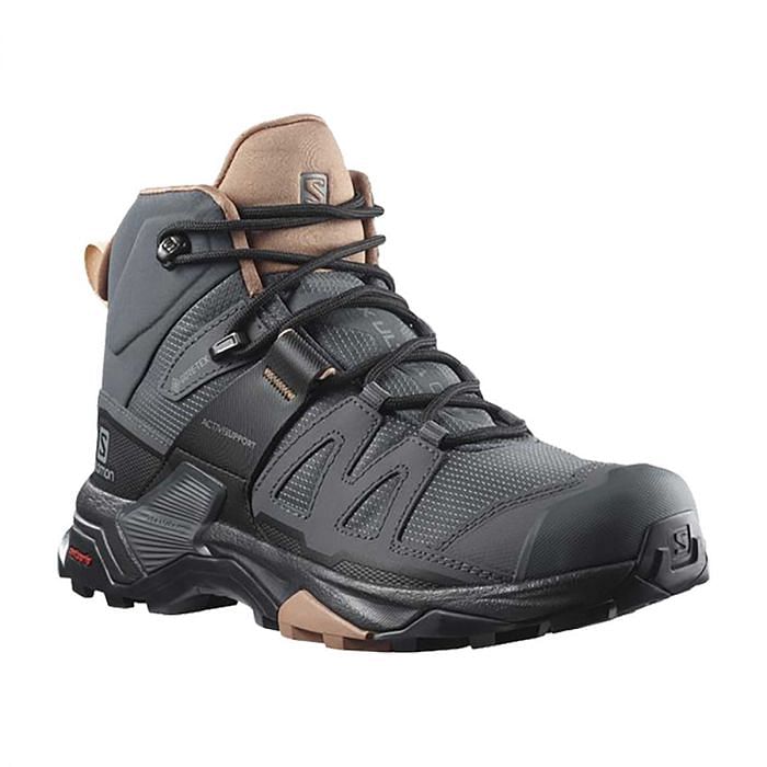SALOMON X ULTRA 4 MID GTX DONNA 042307401 5600 EBONY MOCHA MOU Trekking Mid Scarpe Montagna Sport